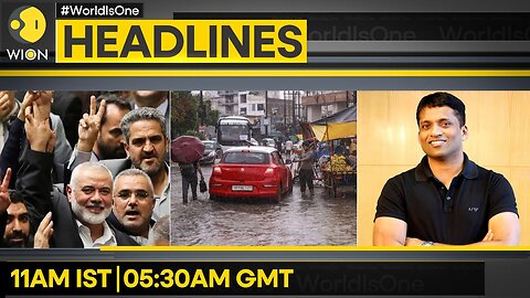 Protests erupt against Haniyeh's killing | India: 7 killed in Delhi-NCR rains | WION Headlines| RN