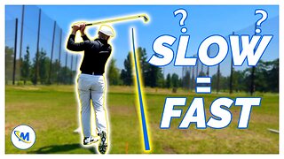 Golf Transition Too Quick?! SLOWER SWINGS FOR MORE SPEED!