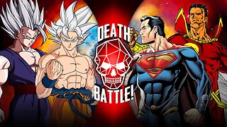 MUI Goku & Beast Gohan vs. Superman & Shazam | Death Battle