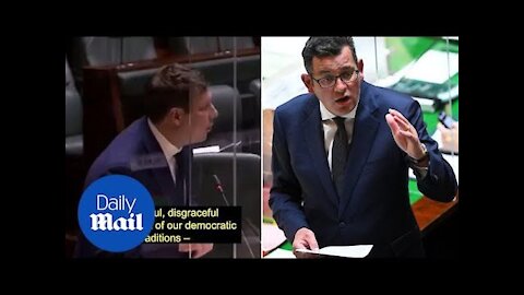 Heated debate in Victoria parliament as Premier Dan Andrews is labelled 'dictator'