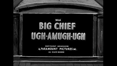 Popeye The Sailor - Big Chief Ugh-Amugh-Ugh (1938)