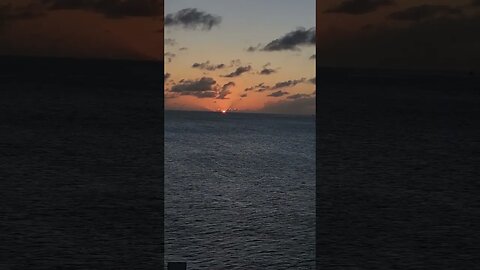 Sunset in St. Maarten!