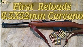 Calvary Carbine 6.5X52mm Carcano First Reloads