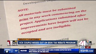 KCK man misses out on $50K tax rebate program