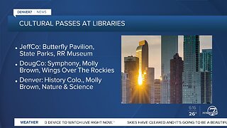 Some local libraries offer free passes to museums, state parks
