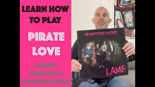 How To Play Pirate Love On Guitar Lesson WITH SOLO! [Johnny Thunders & The Heartbreakers]