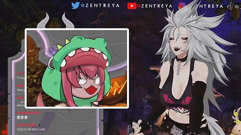 @Zentreya Doesn't Laugh She's Just Coughing! #vtuber #clips