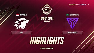 ONIC Esports vs Triple Esports HIGHLIGHTS M5 World Championship Group Stage | ONIC vs TE