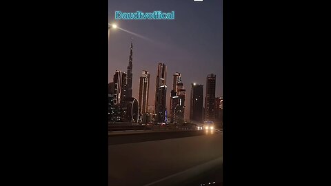 Night view In Dubai