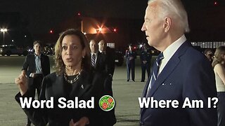 Biden Confused By Prisoner Exchange As Kamala Gives Word Salad Answer To Press