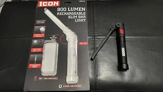 Icon 800 Lumen LED Rechargeable Work Light Unboxing & Overview