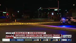 Serious crash near Decatur and Pennwood Avenue