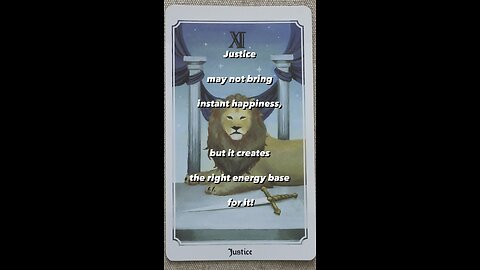 MEDITATION #justice #energy #cleanslate #therightthing #tarot #tarotary #dailycard #balanced