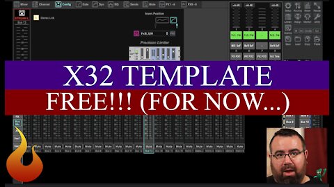 FREE Behringer X32 Template! - #AscensionTechTuesday - EP128