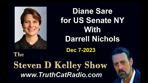 TCR#1046 STEVEN D KELLEY #498 DEC-7-2023 Diane Sare for US Senate NY with Darrell Nichols