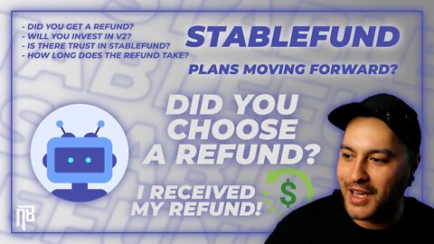 My StableFund Refund | Plans for V2 #defi #crypto #stablefund