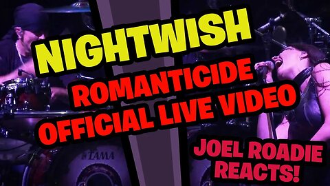 NIGHTWISH - Romanticide (OFFICIAL LIVE VIDEO) - Roadie Reacts