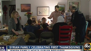 Families of different faiths come together for Thanksgiving dinner