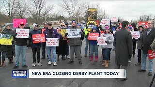 New Era closing Derby plant today