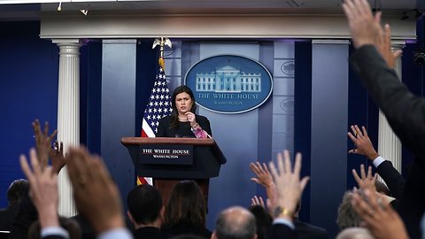 WH Press Secretary Sarah Sanders Interviewed By The Special Counsel