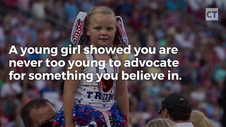 Young, Trump-Supporting Girl Goes Off in Interview