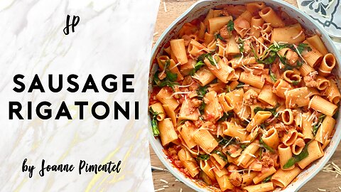 SAUSAGE RIGATONI | Pasta with Italian Sausage