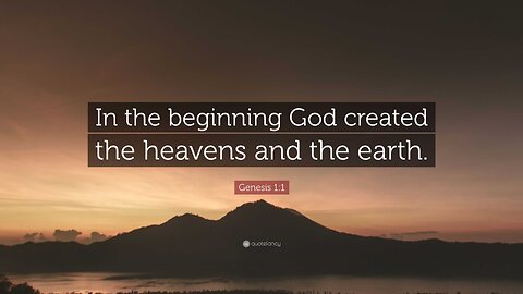 Bible Changes: Genesis 1:1