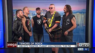Tenors of Rock in the 13 Action News studio