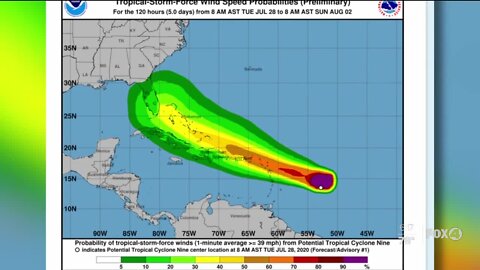 Emergency centers plan ahead as potential storm develops