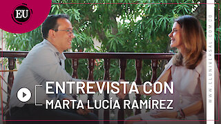 [Video] Martha Lucía Ramírez en entrevista con el director de El Universal