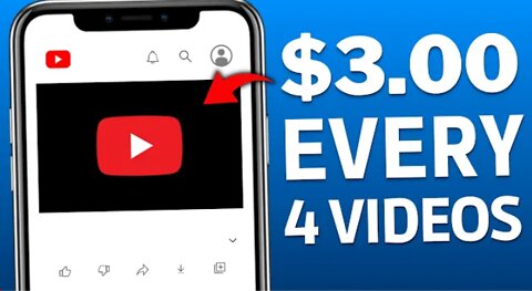 Get Paid $3.00 Every 4 Videos You Watch!| Make Money Online 2022