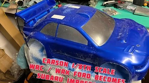 Carson 1/8th Scale Ford Focus WRC Becomes Subaru Impreza WRX