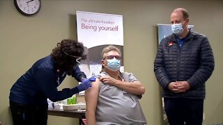 First person in Colorado to get COVID-19 vaccine said he feels 'great'