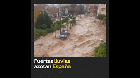 Intensas lluvias provocan inundaciones en España