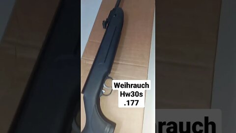 Weihrauch HW30S .177 caliber break action air rifle... just supreme!