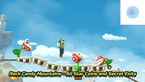 New Super Luigi U Deluxe Playthrough! (World 6 - All Star Coins + Secret Exits) Rock Candy Mountains