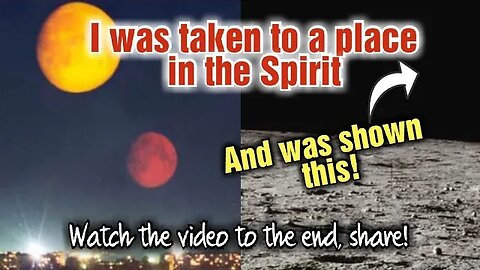I WAS TAKEN IN THE SPIRIT TO SEE THIS #share #revelation #prophet #jesus #moon #universe