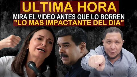 🔴SUCEDIO HOY! URGENTE HACE UNAS HORAS! LO MAS IMPACTANTE DEL DIA - NOTICIAS VENEZUELA HOY