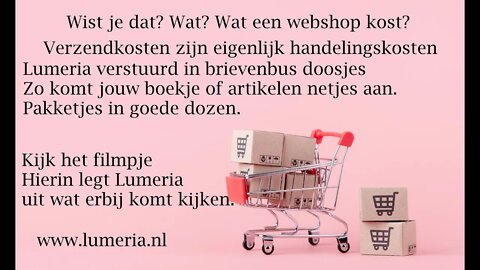 Webshop vragen - Waarom betaal je verzendkosten? Lumeria legt uit