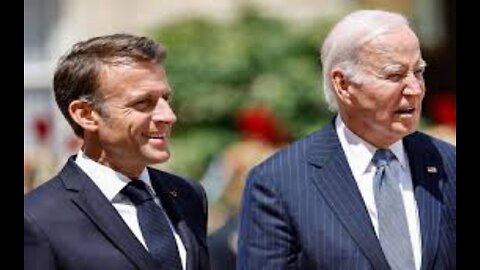 Biden, Macron Talk Middle East, Ukraine During Visit