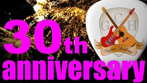GCH Guitar Academy 30th anniversary giveaway - FREE Fingerstyle guitar lessons PDF eBook