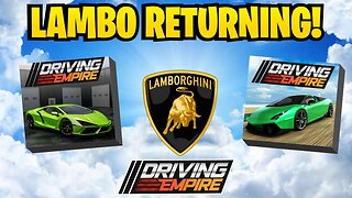 LAMBORGHINI IS RETURNING TO DRIVING EMPIRE!