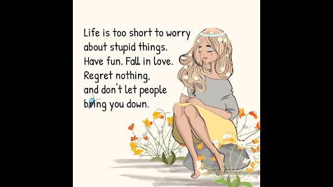 Life is too short Quote [GMG Originals]