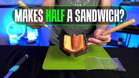 This Gadget Makes HALF a Sandwich!