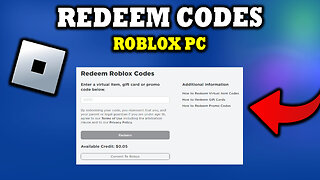 How To Redeem Code In Roblox On PC