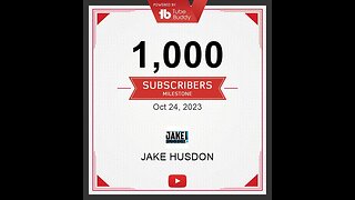 WE HIT 1K SUBS