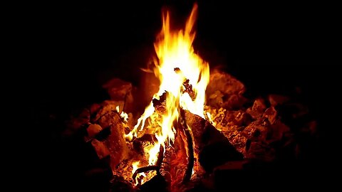 Relaxing Music & Campfire - Relaxing Guitar Music, Relaxing Piano Music, Crackling Fire, soothing