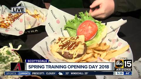 Warm up with a ghost pepper burger at Chase Field this Spring Training