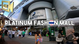 Platinum Shopping Mall in Bangkok (4k Walking Tour)