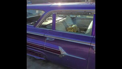 1960 Impala Wagon lowrider #shortsvideo #shortvideo #lowriders #lowriding #impala